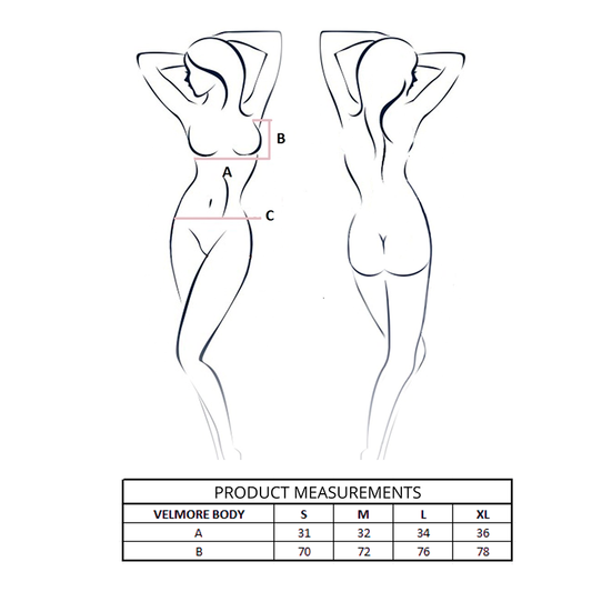 PASSION - VELMORE BODY BLAU L/XL