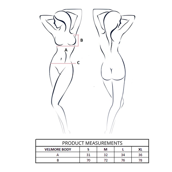 PASSION - VELMORE BODY BLAU L/XL
