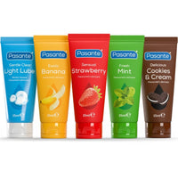 PASANTE - PACKUNG SORTIERTE SCHMIERMITTEL MIT GESCHMACK 5 EINHEITEN X 15 ML