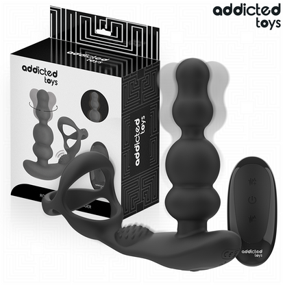 ADDICTED TOYS – ROTIERENDER PROSTATAMASSAGEGERÄT MIT FERNBEDIENUNG