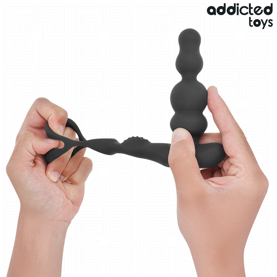 ADDICTED TOYS – ROTIERENDER PROSTATAMASSAGEGERÄT MIT FERNBEDIENUNG