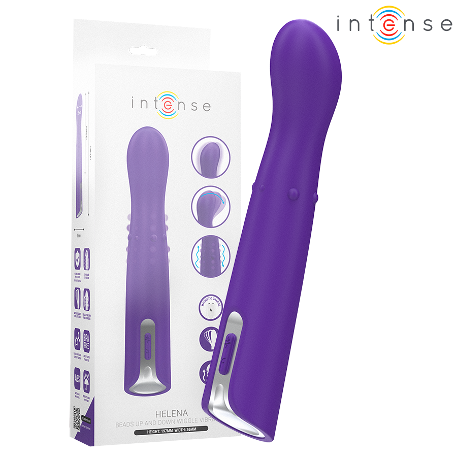 INTENSE - HELENA BEADS UP & DOWN WIGGLE VIBRATOR 13,5 CM