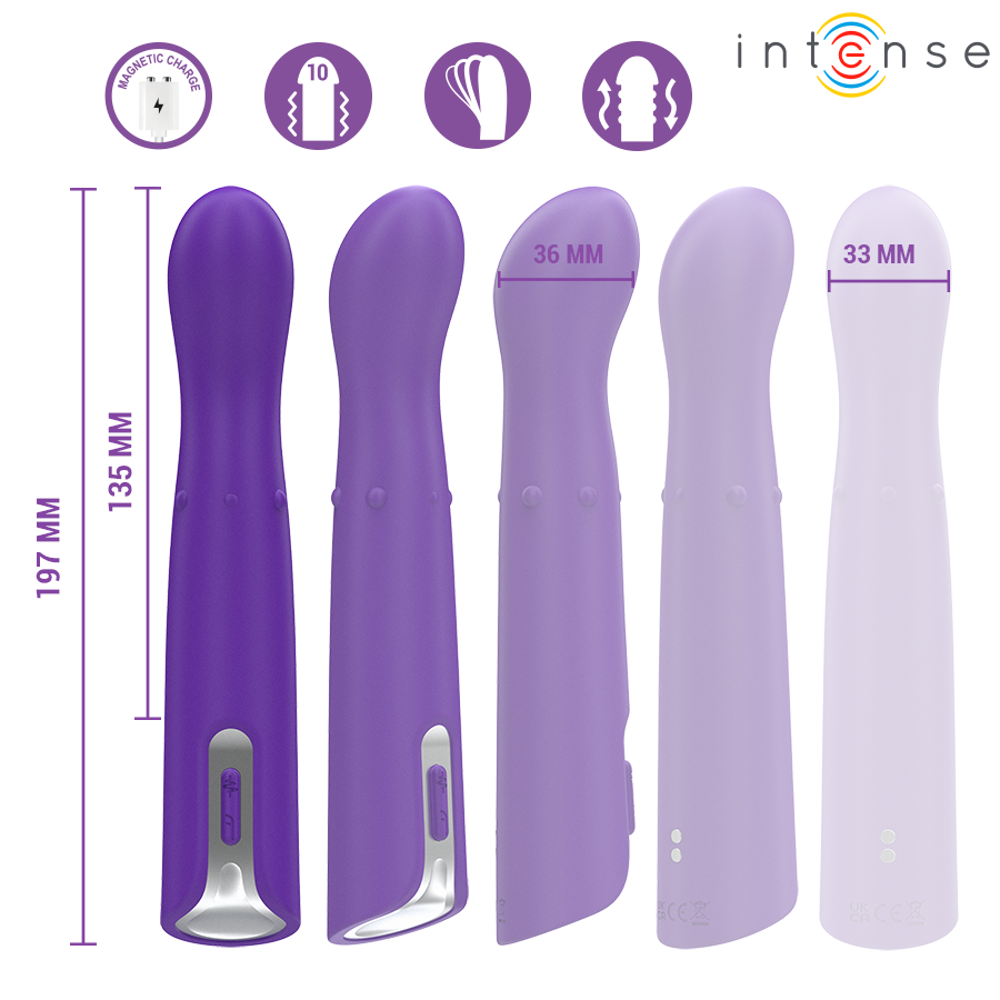 INTENSE - HELENA BEADS UP & DOWN WIGGLE VIBRATOR 13,5 CM