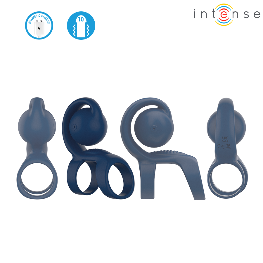 INTENSE - TYSON COCK RING MIT VIBRIERENDER KUGEL Ø 3,2 CM
