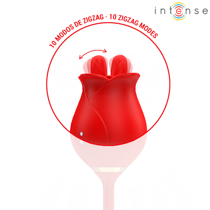 INTENSE - MELANIE DOPPELTER KLITORISSTIMULATOR MIT ZICKZACK-ZUNGE