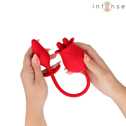 INTENSE - MELANIE DOPPELTER KLITORISSTIMULATOR MIT ZICKZACK-ZUNGE