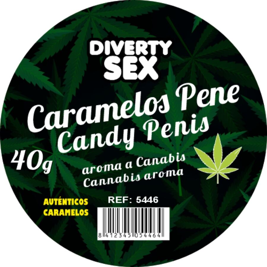 DIABLO GOLOSO - 20 PENIS-SÜßIGKEITEN CANNABIS-AROMA