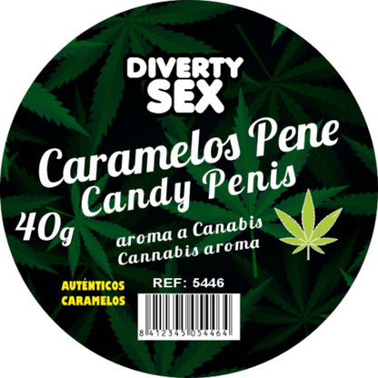 DIABLO GOLOSO - 20 PENIS-SÜßIGKEITEN CANNABIS-AROMA