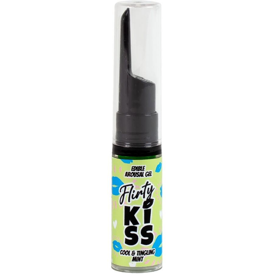 SECRETPLAY - FLIRTY KISS GELS MIT ORALEN SEX-EFFEKTEN ERDBEERE & MINZE 2 x 8 GR