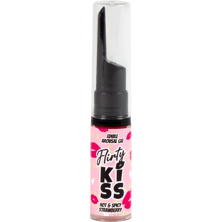 SECRETPLAY - FLIRTY KISS GELS MIT ORALEN SEX-EFFEKTEN ERDBEERE & MINZE 2 x 8 GR