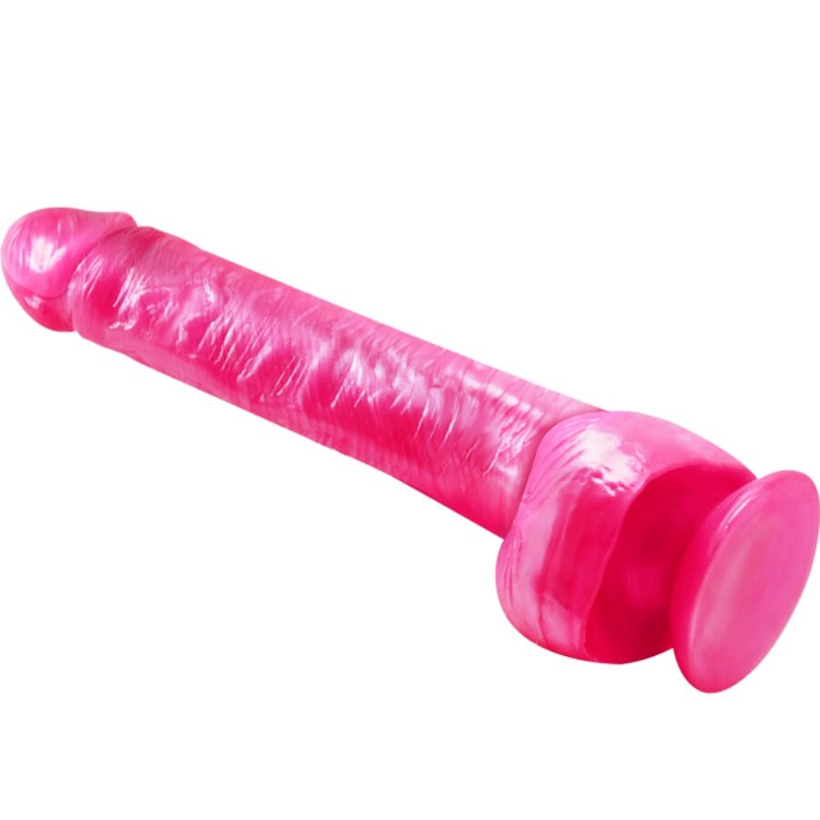 BAILE - REALISTISCHER ROSA DILDO DONG MIT SAUGNAPF