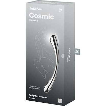 SATISFYER - COSMIC CREST 1 DOPPELDILDO AUS EDELSTAHL