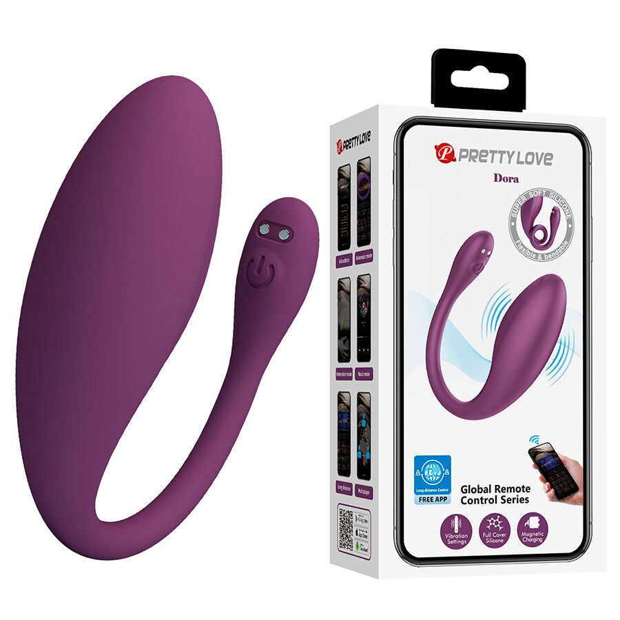 PRETTY LOVE - DORA UNSICHTBARER VIBRATOR MIT KOSTENLOSER APP