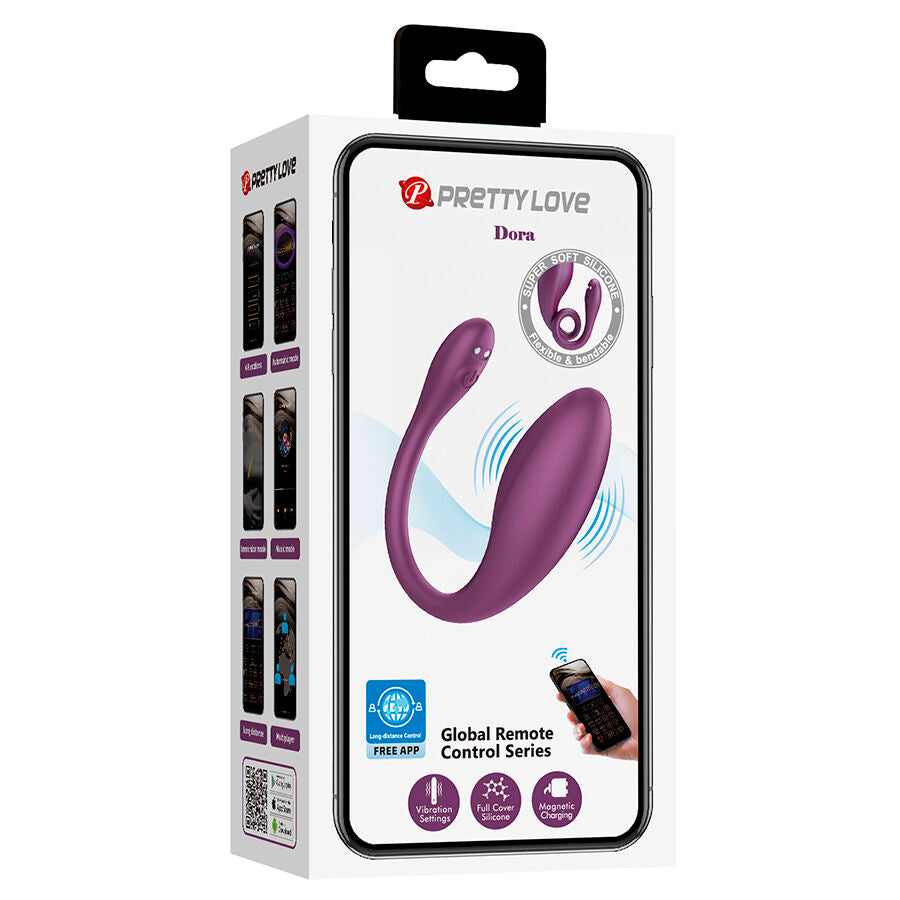 PRETTY LOVE - DORA UNSICHTBARER VIBRATOR MIT KOSTENLOSER APP