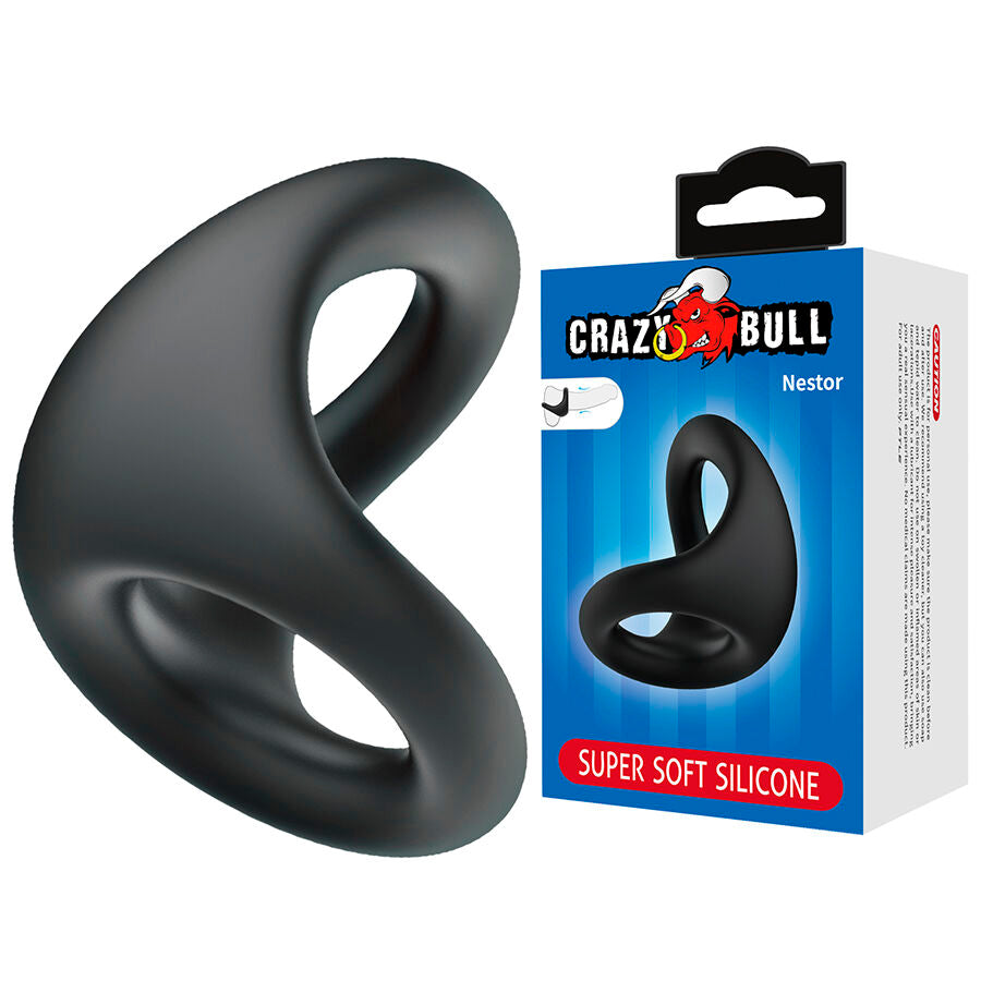 CRAZY BULL - NESTOR ERGONOMISCHER PENIS- UND HODENRING