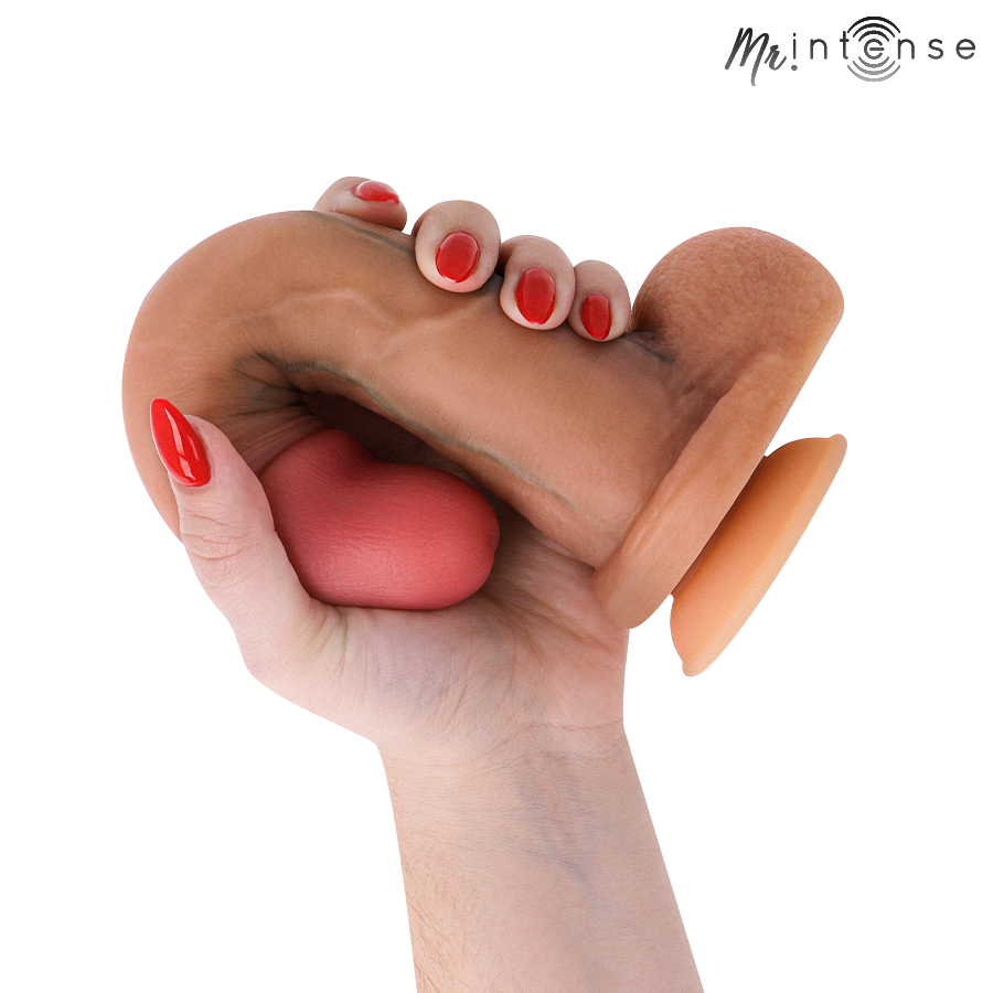 MR INTENSE – GARY L ULTRA-REALISTISCHER SILIKON-PENIS MIT HODEN 23 CM – Ø 4,7 CM