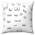 DIABLO PICANTE - 30 X 30 BRUSTKISSEN WEISS