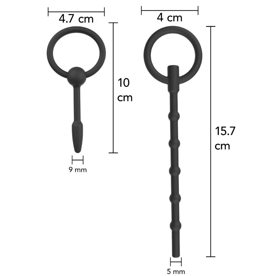 HIDDEN DESIRE - EXTREME ADVANCED SET HARNRÖHRENPLUGS 2 STÜCK