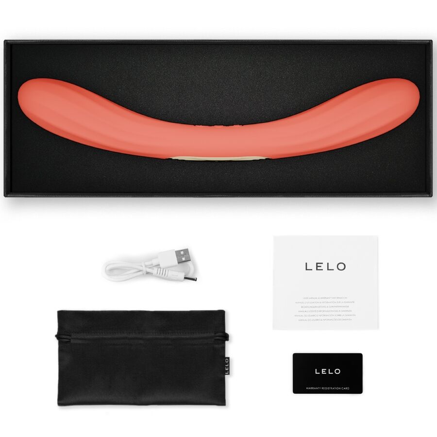 LELO - BOOMERANG DOPPELENDER VIBRATOR KORALLENROT
