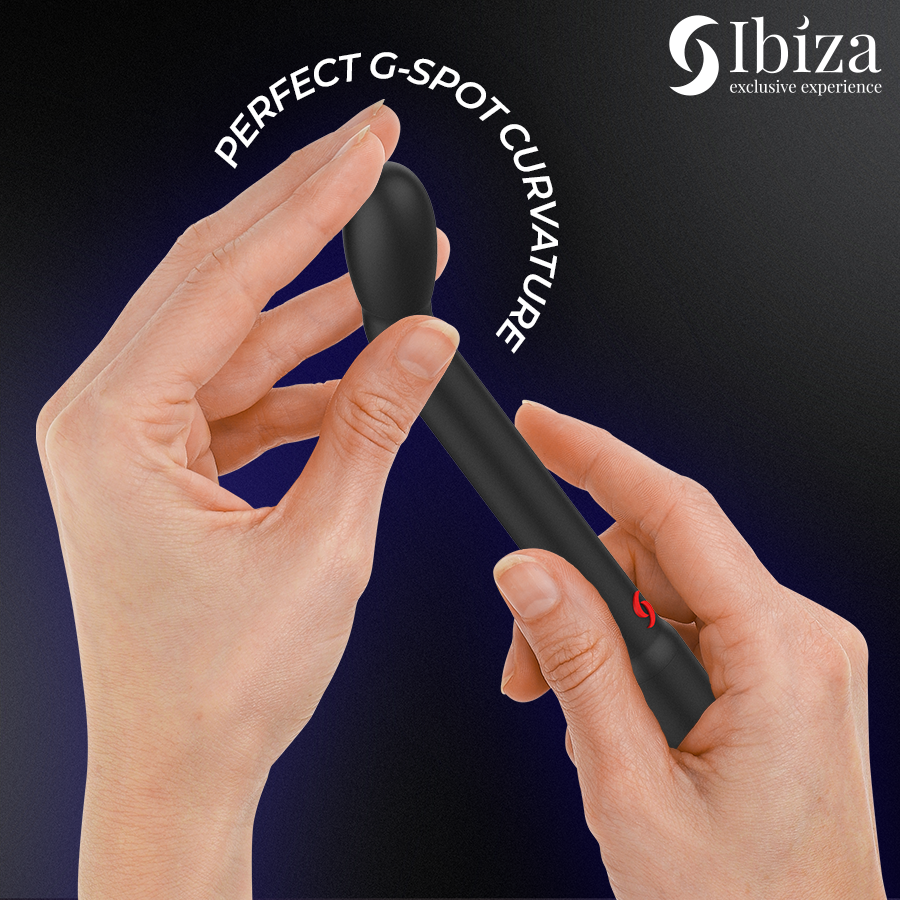 IBIZA - SCHWARZER G-PUNKT-VIBRATOR MIT VIBRATION