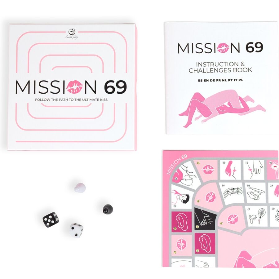 SECRET PLAY - BRETTSPIEL FÜR PAARE "MISSION 69"