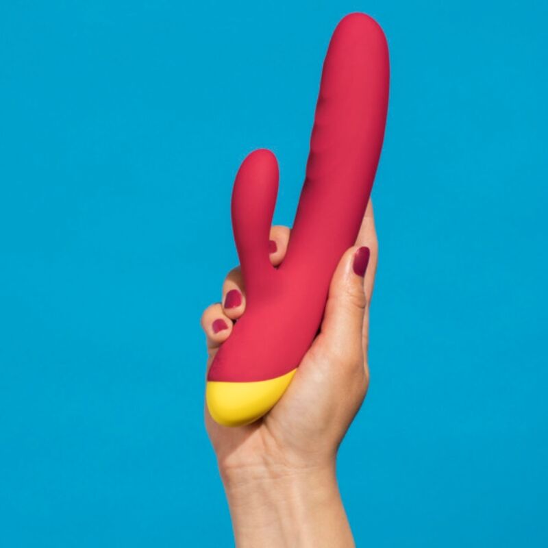 ROMP - JAZZ WIEDERAUFLADBARER HASENVIBRATOR ROT