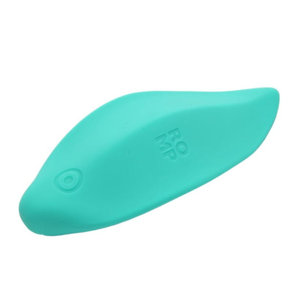ROMP - WELLENVIBRATOR KLITORISSTIMULATOR, ERGONOMISCHE FORM, AQUAGRÜN