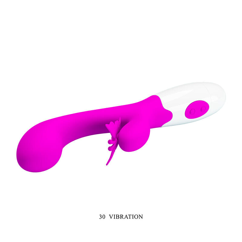 PRETTY LOVE - BUTTERFLY KISS 30-FUNKTIONEN-HASENVIBRATOR LILA