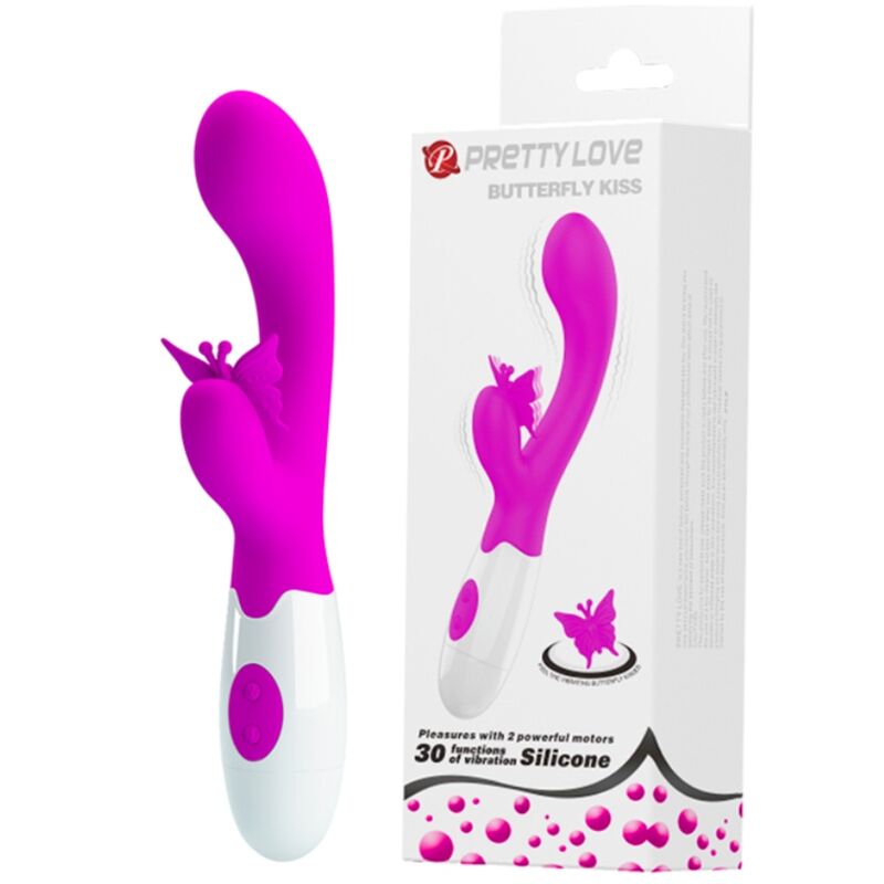 PRETTY LOVE - BUTTERFLY KISS 30-FUNKTIONEN-HASENVIBRATOR LILA