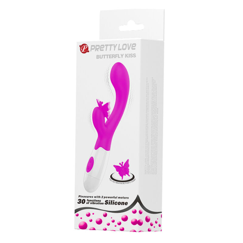 PRETTY LOVE - BUTTERFLY KISS 30-FUNKTIONEN-HASENVIBRATOR LILA