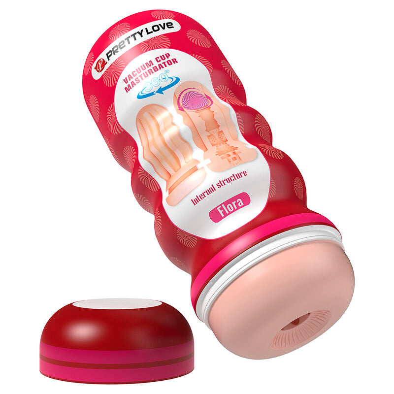 PRETTY LOVE - FLORA VAGINA MASTURBATOR MIT SAUGAUFGANG UND INNENSTRUKTUREN