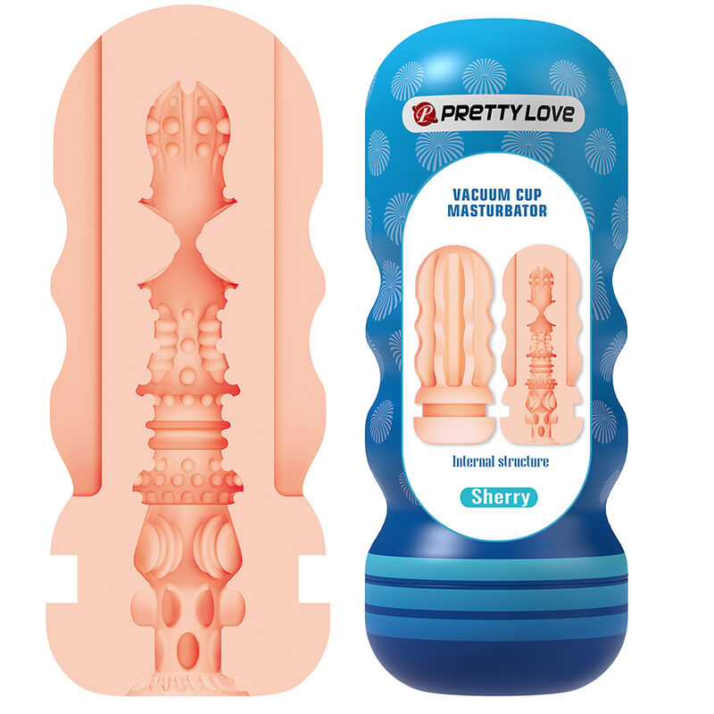PRETTY LOVE - SHERRY VAGINA-MASTURBATOR MIT SAUGAUFGANG UND INNENSTRUKTUREN