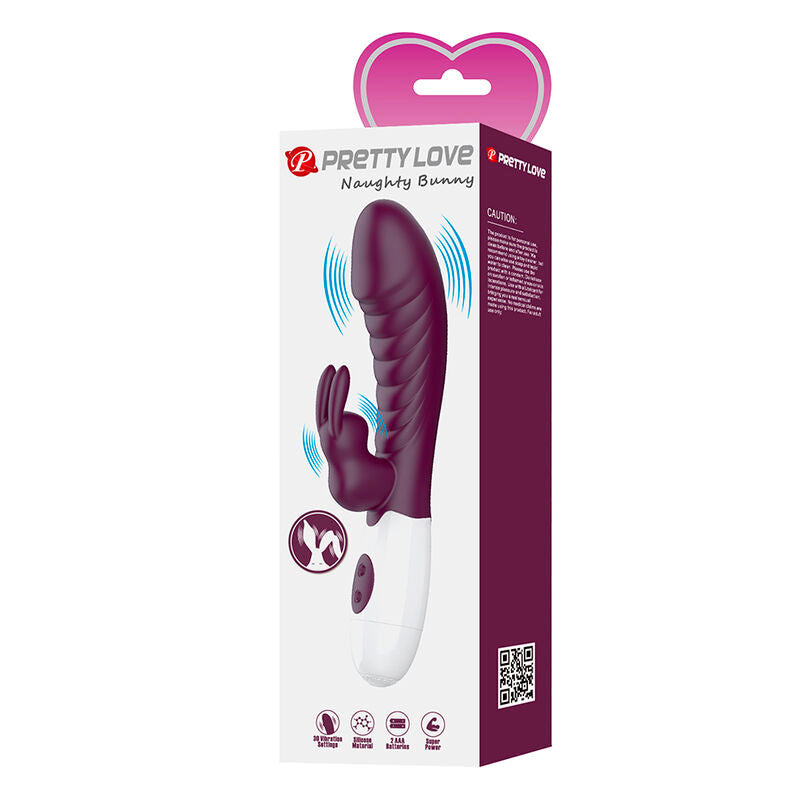 PRETTY LOVE - NAUGHTY BUNNY 30-FUNKTIONEN-KANINCHENVIBRATOR LILA