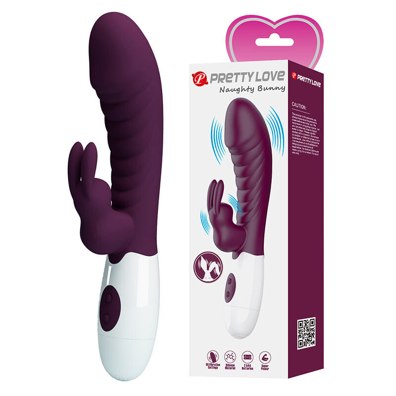 PRETTY LOVE - NAUGHTY BUNNY 30-FUNKTIONEN-KANINCHENVIBRATOR LILA