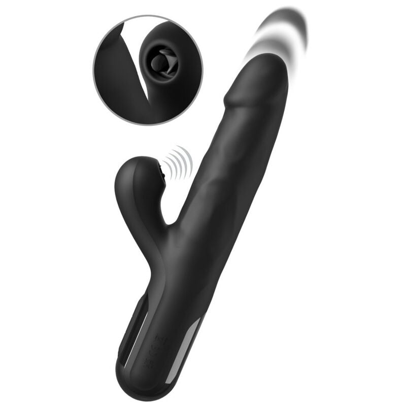 FETISH FANTASY SERIES - SONIX SILIKON-THRUSTER-HASE-VIBRATOR SCHWARZ