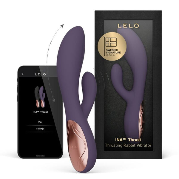 LELO - INA THRUST RABBIT STOSSVIBRATOR LILA