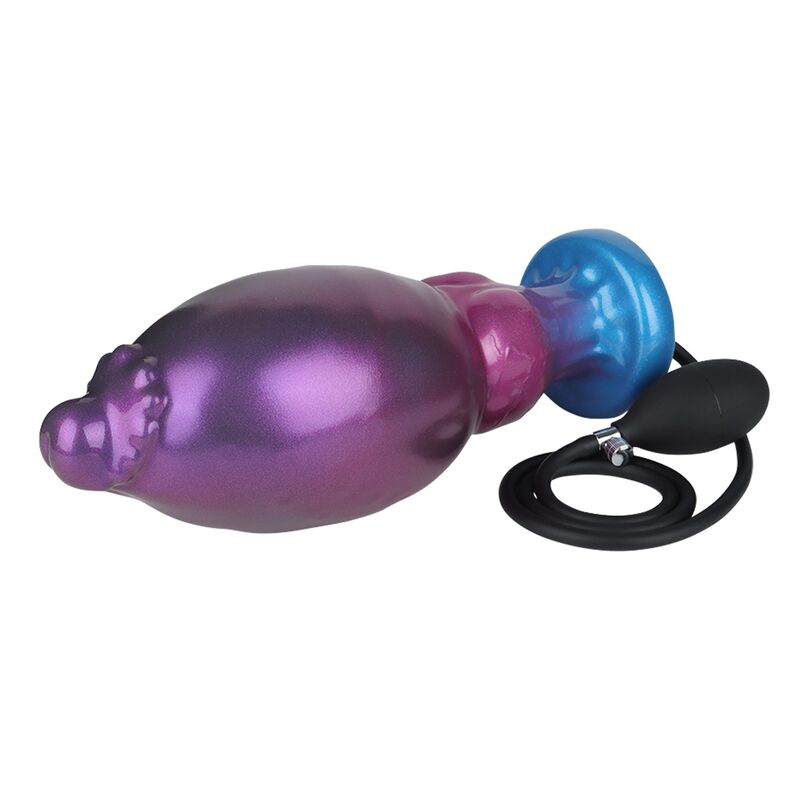 POWER MONSTERS - RIFT TITAN ZWEIFARBIGER AUFBLASBARER FANTASIE-SILIKONDILDO 24 CM Ø 5 CM