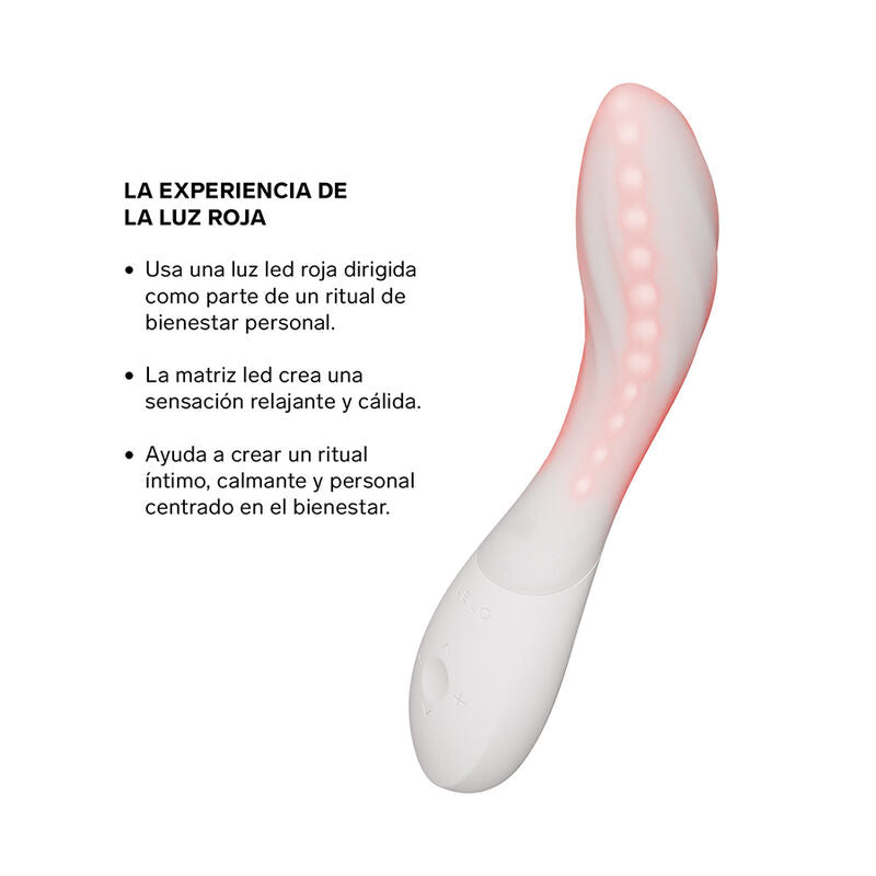 LELO - MONA SPECTRA ROTLICHT-INTIM-MASSAGEGERÄT WIEDERAUFLADBAR UND APP-STEUERT