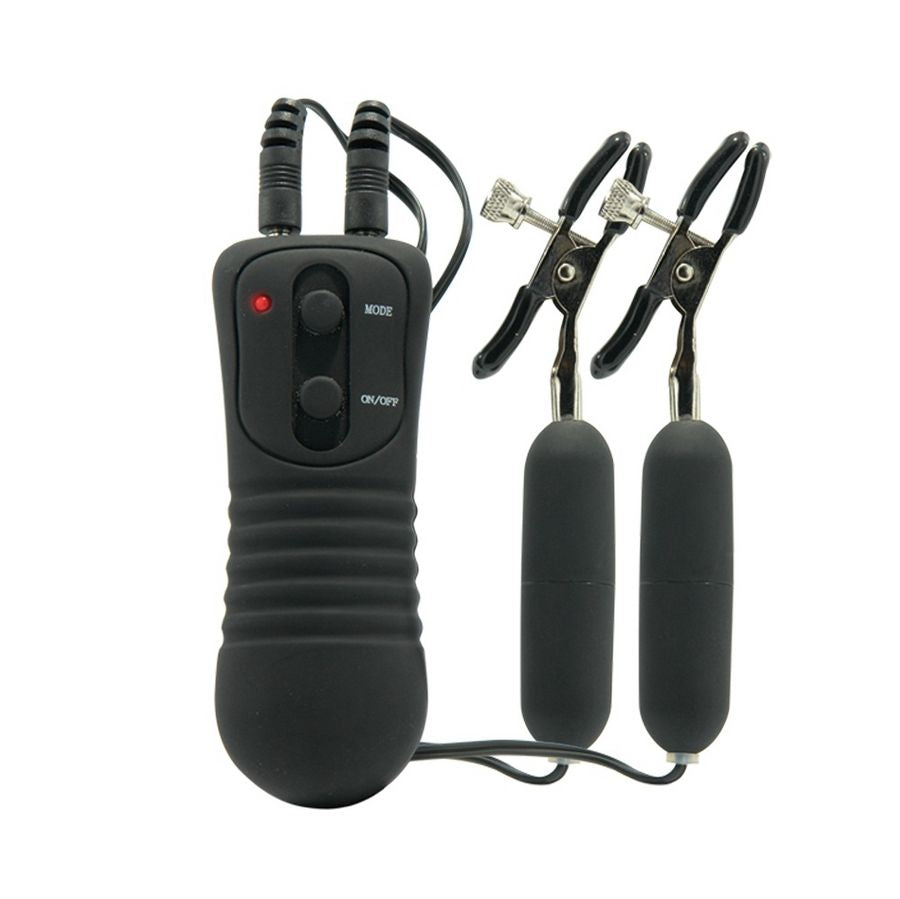 SÉRIE FETISH FANTASY - PINCES À TÉTONS VIBRANTES.