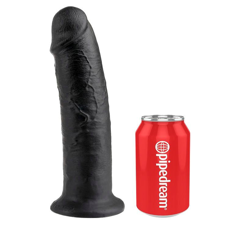 KING COCK - 10 DILDO ZWART 25 CM