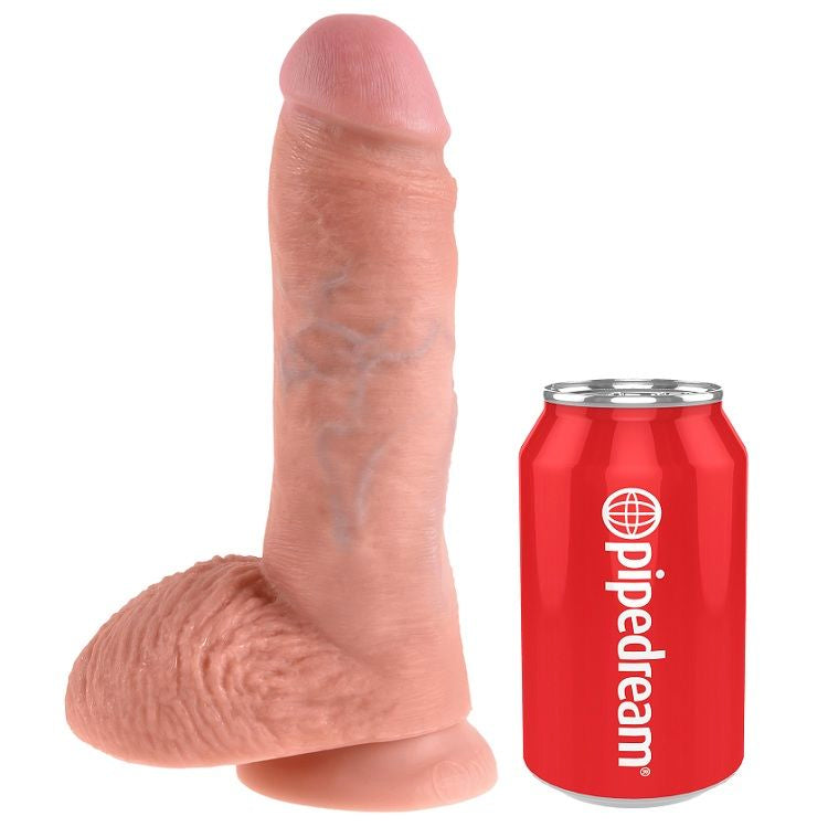 KING COCK - 8 DILDO MEAT WITH EGGS 20.3 CM