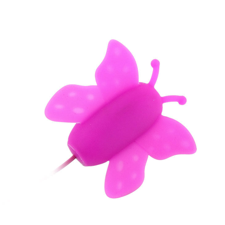 BAILE - LOVE EGGS BUTTERFLY CLITORIS STIMULATOR 12 SPEEDS PURPLE REMOTE CONTROL