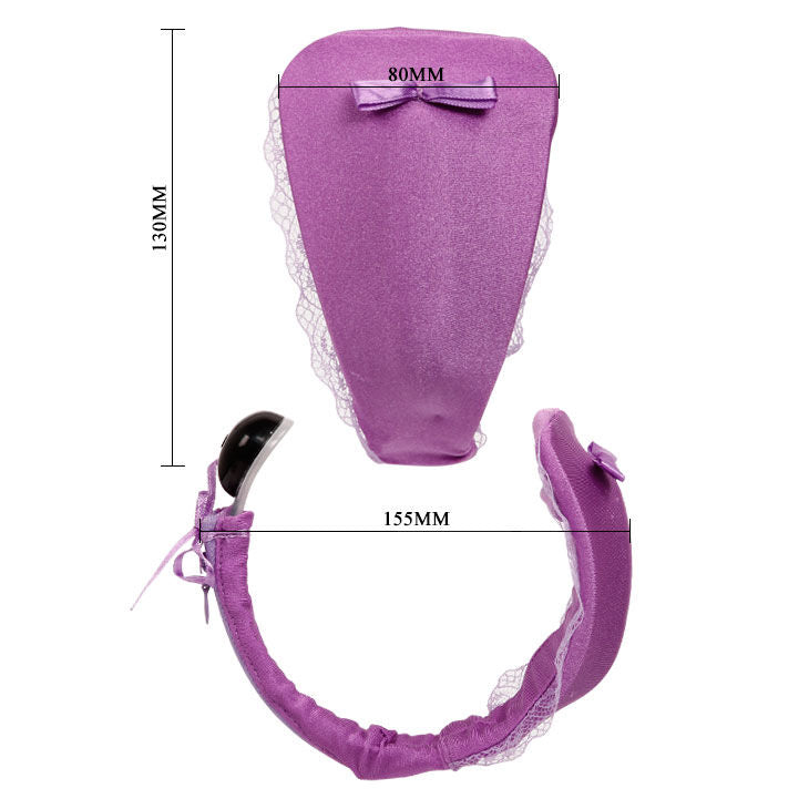 BAILE - Thong with vibrator and remote control