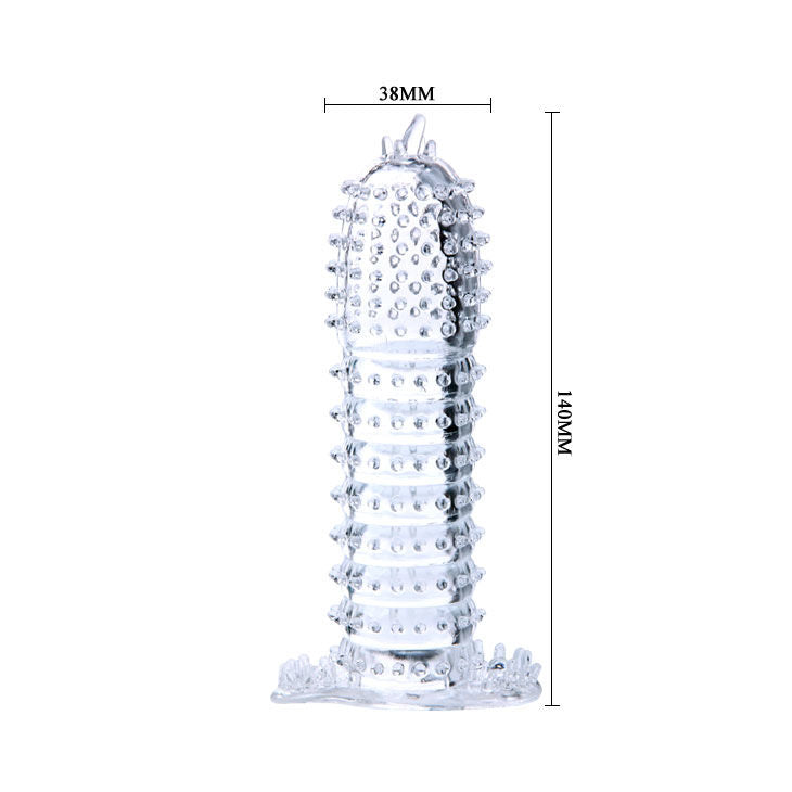 BAILE - PENIS SLEEVES MET STIMULATIEPUNTEN PAARS 14 CM