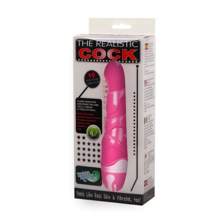 BAILE - DE REALISTISCHE HAAN ROZE 21,8 CM