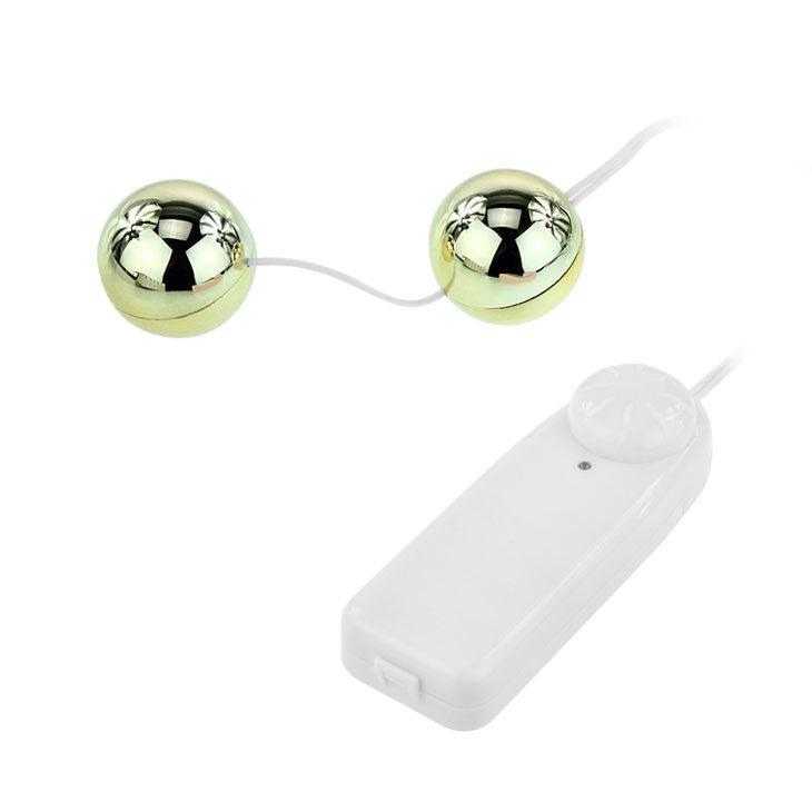 BAILE - VIBRATEUR DORÉ AVEC BOULES CHINOISES