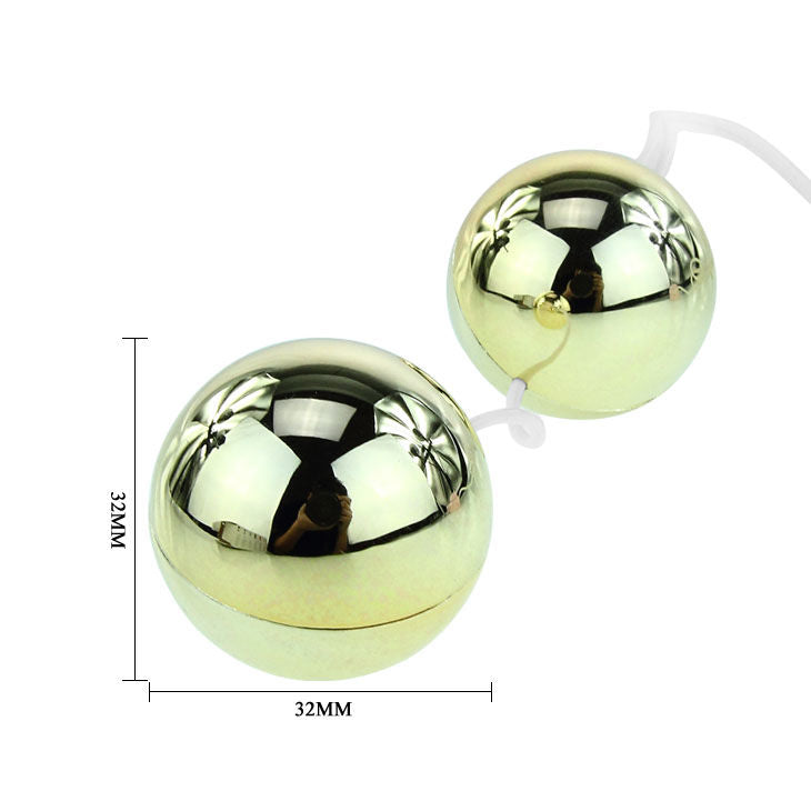 BAILE - GOLDEN VIBRATOR WITH CHINESE BALLS