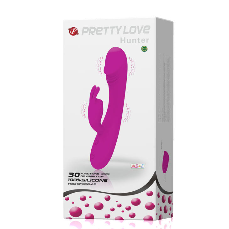 PRETTY LOVE - VIBRATEUR INTELLIGENT AVEC 30 MODES DE CHASSE LAPIN