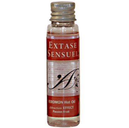 EXTASE SENSUAL - WARMING EFFECT MASSAGE OIL WITH PASSION FRUIT PHEROMONES TRAVEL 35 ML