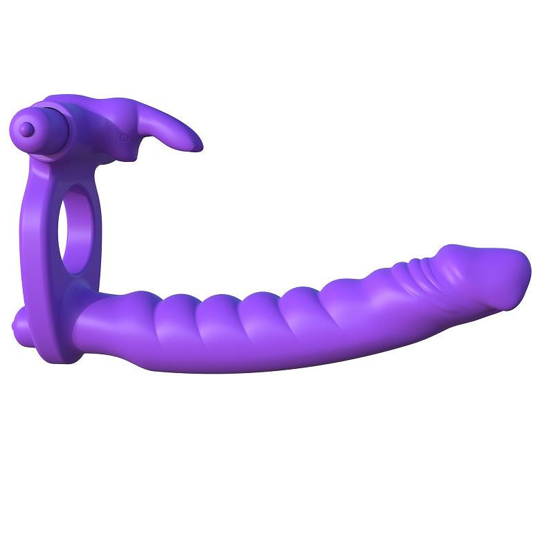 FANTASY C-RINGZ - SILICONEN DUBBELE VIBRATOR KONIJN
